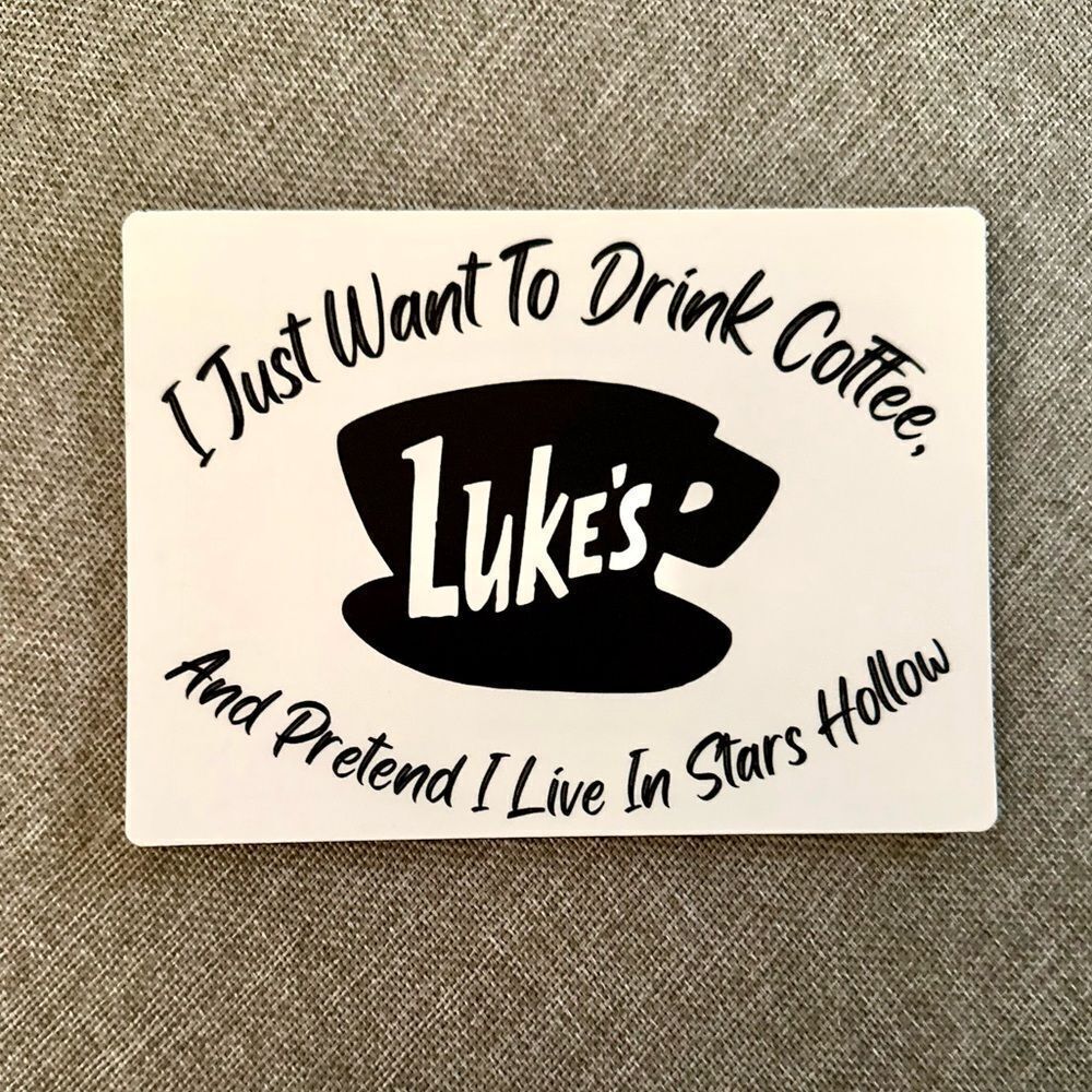 I Just Want to Drink Coffee&Pretend I Live in Stars Hollow Magnet